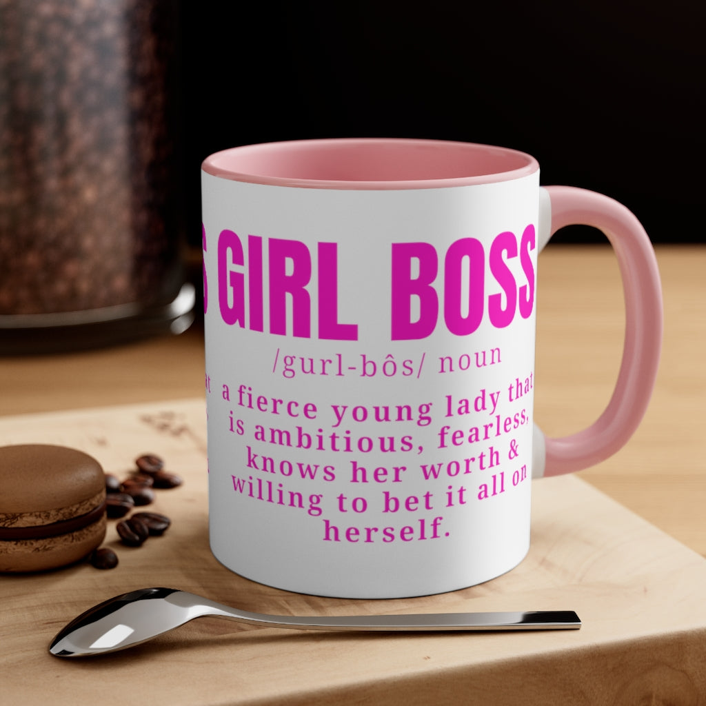 Girl Boss Coffee Mug, 11oz