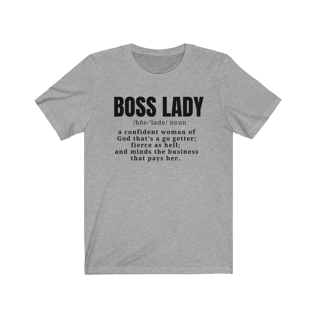 Boss Lady definition Unisex Tee