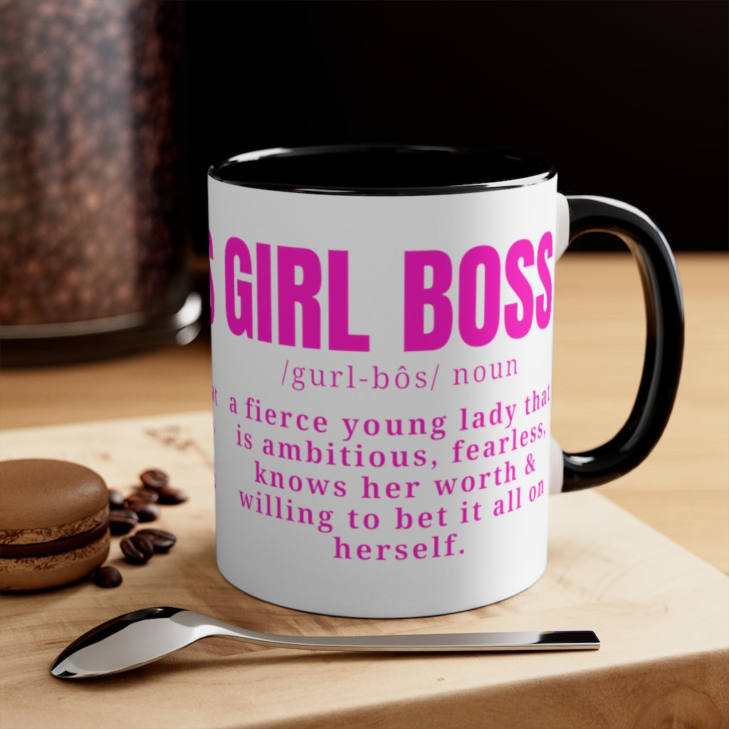 Girl Boss Coffee Mug, 11oz