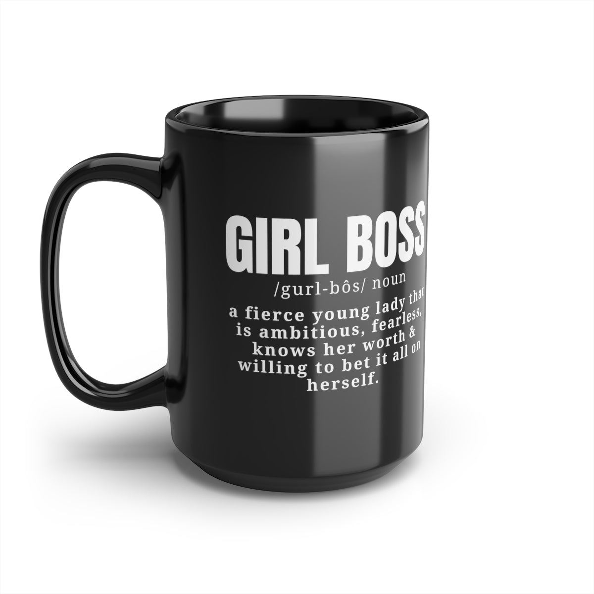 Girl Boss Mug, 15oz